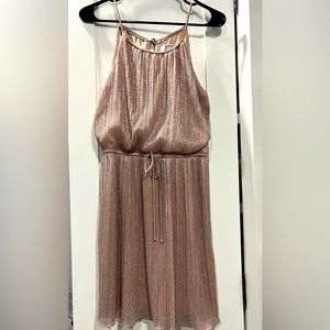 Perfect shimmery dress for spring or summer!